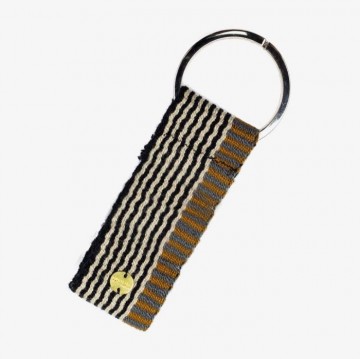 Guanabana Keyring L Beige Black Brown