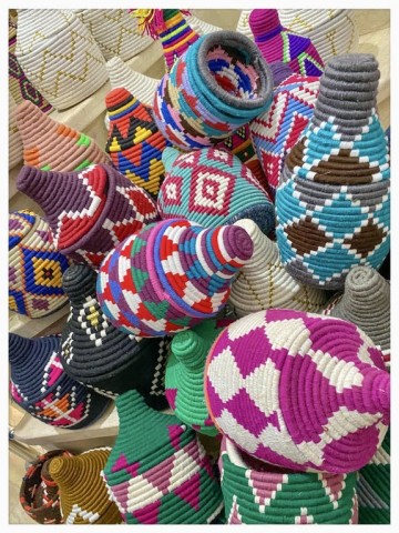 SOUK IN THE CITY Berber mandje Maat S