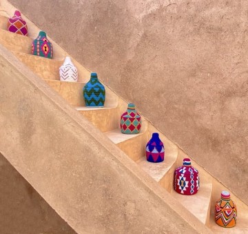 SOUK IN THE CITY Berber mandje Maat S