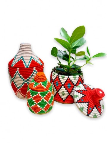 SOUK IN THE CITY Berber mandje Maat S