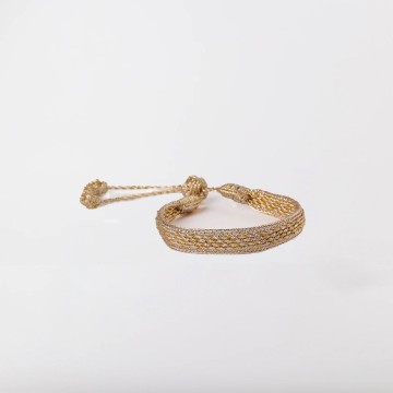 Maayaz Izy Bracelet in Gold Amber