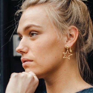 Betty Bogaers Large Open Asymmetric Statement Star