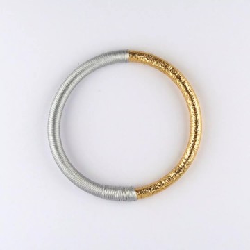 Maison Izel Jonc Dahabi Gris Douceur Armband