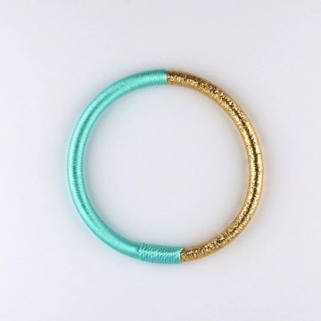 Maison Izel Jonc Dahabi Menthe Armband