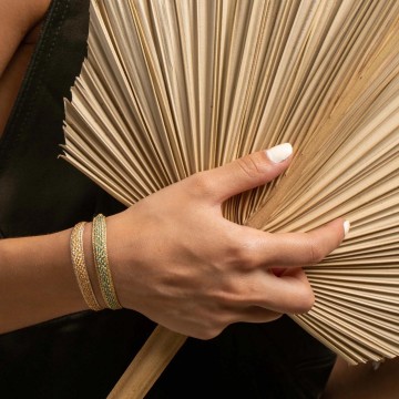 Maayaz Izy Bracelet in Gold Amber