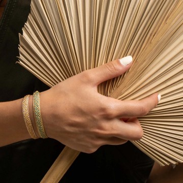 Maayaz Izy Bracelet in Gold Basil