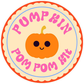 Fat Pom Poms Pumpkin Pom Pom Diy Kit