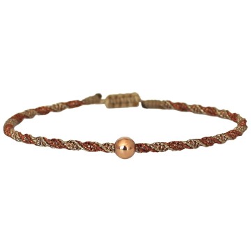 LeJu London Bracelet Bolita Copper Brown Gold