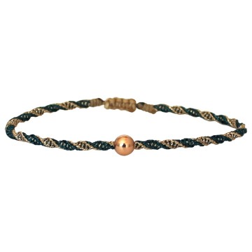 LeJu London Bracelet Bolita Black Gold