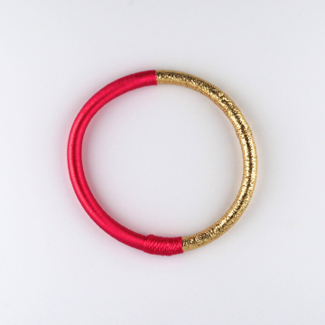 Maison Izel Jonc Dahabi Rose Bonbon Armband