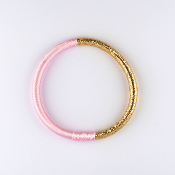 Maison Izel Jonc Dahabi Rose pastel Armband