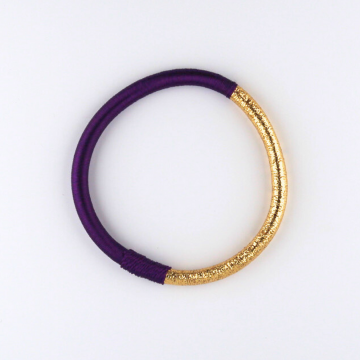 Maison Izel Jonc Dahabi Violet Neon Armband