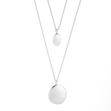 Riverstones Connect Ketting Zilver