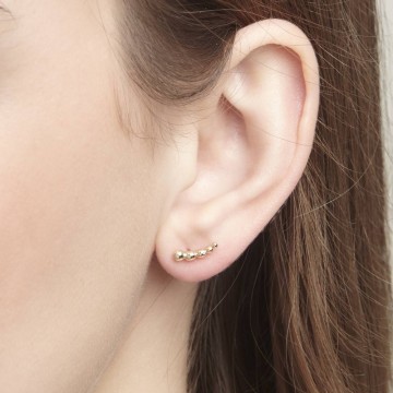 Droplet studs gold