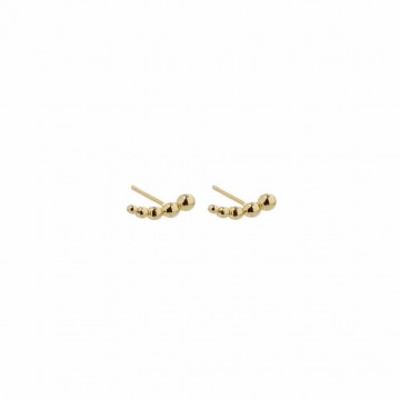 Droplet studs gold