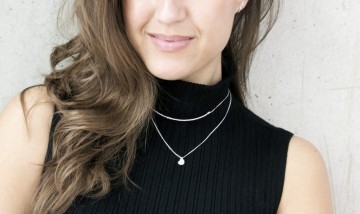 MIAB Jewels Sterling Silver Necklace With Love