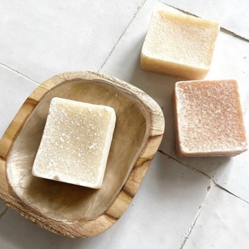 ByBazz Schaaltje Hout + Schelp Capiz XS GOUD