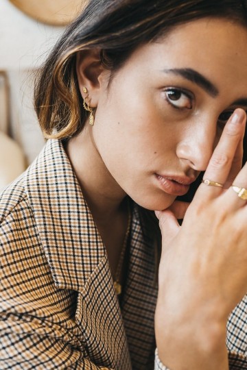 Flawed Wired Hoops Gold Plated