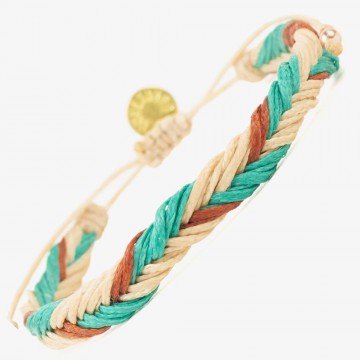 Guanabana Hurricane Bracelet Turquoise & Beige