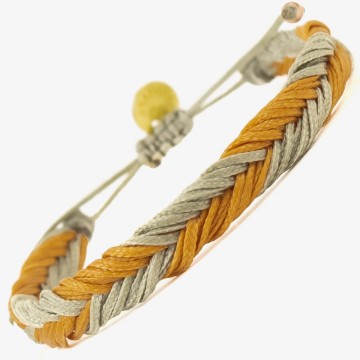 Guanabana Argentina Storm Bracelet Grey & Mustard