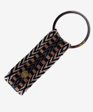 Guanabana Keyring L Black Beige Mix