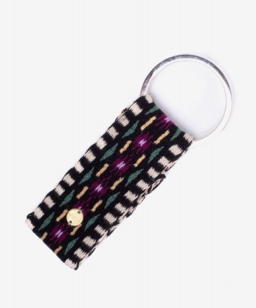 Guanabana Keyring L Black Green Purple Mix