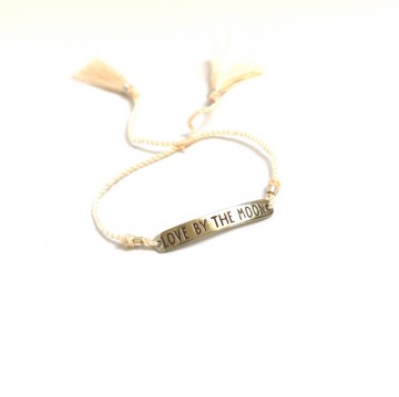 Xzota Armband Love By the Moon Silver Plated