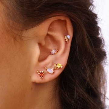 Dottilove Goudvis vergulde oorbellen