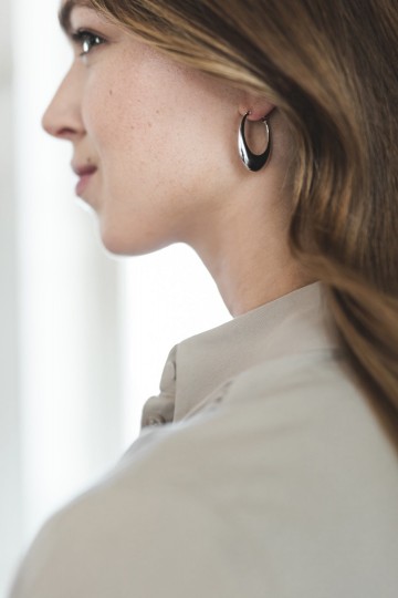 Riverstones Infinity Hoops Verguld