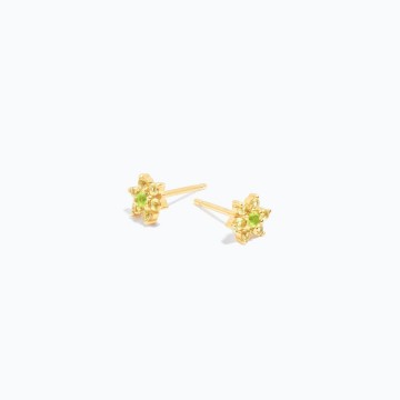 Eline Rosina Lime Flower Earrings