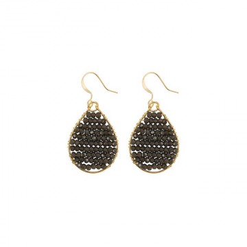 Hinth Oorbellen Monsoon Gold Frame Olive