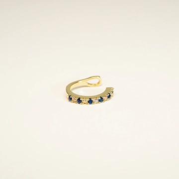Navy Ear Cuff