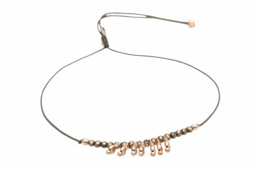 Squareflowers pyrites et charm plaque or rose 2 coloris  2054 2