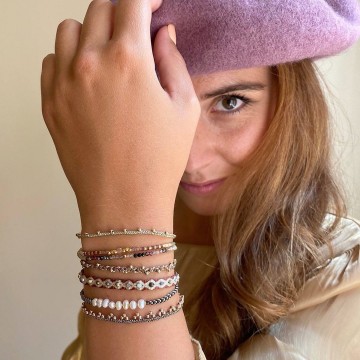 LeJu London Bracelet Intermixed Semi-Precious Stones